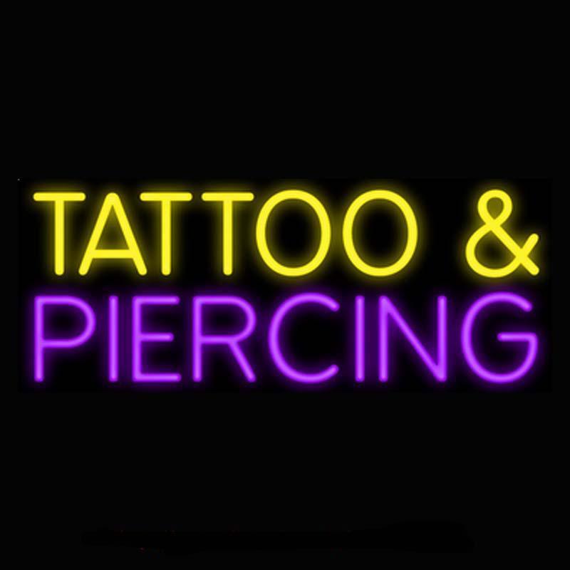 Tattoo & Piercing Neon Sign